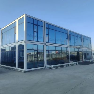 Moveable 40FT Container House with Galvanized Steel Frame and Wall 75mm Sandwich Panel