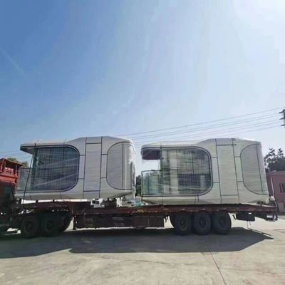 Modular Home Space Capsule Design Prefab Hotel Cabin with Steel Frame and Sandwich Panel
