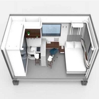 Customized Color Prefab Green Space Capsule House with Broken Bridge Aluminum Window