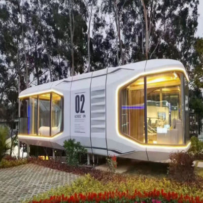 Customized Color Prefab Green Space Capsule House with Broken Bridge Aluminum Window