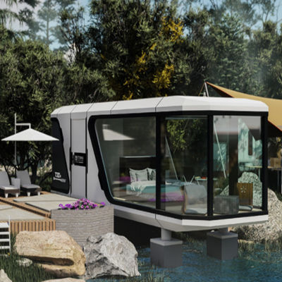 Customized Color Prefab Green Space Capsule House with Broken Bridge Aluminum Window