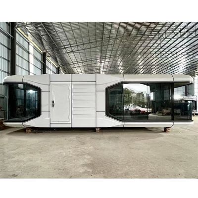 Prefab Container House 2 Bedroom Glass Moving Modern Home for Graphic Design Projects