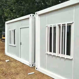 Graphic Design Steel Frame Modern Prefabricated Tiny House with Light Structure Panels
