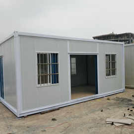 Graphic Design Steel Frame Modern Prefabricated Tiny House with Light Structure Panels