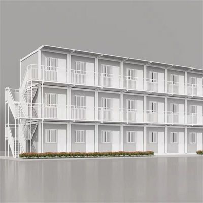 Graphic Design Steel Frame Modern Prefabricated Tiny House with Light Structure Panels