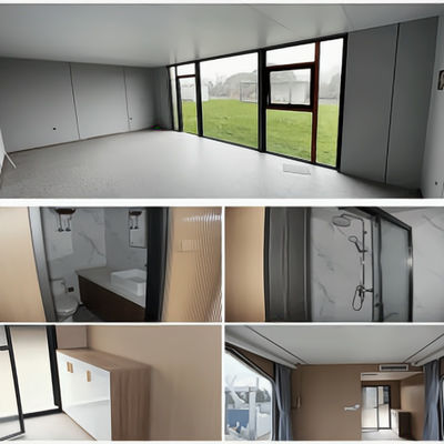 Galvanized Steel Frame Modular Container Houses for Prefabricated Tiny Home Apartments